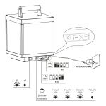 Lampada portatile lanterna per esterni LED 5W Grigio