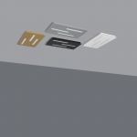 Biluce Tratto Plafoniera rettangolare media LED