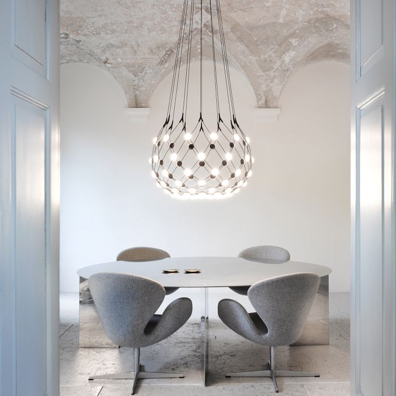 Luceplan Mesh Sospensione Diametro 80 cm