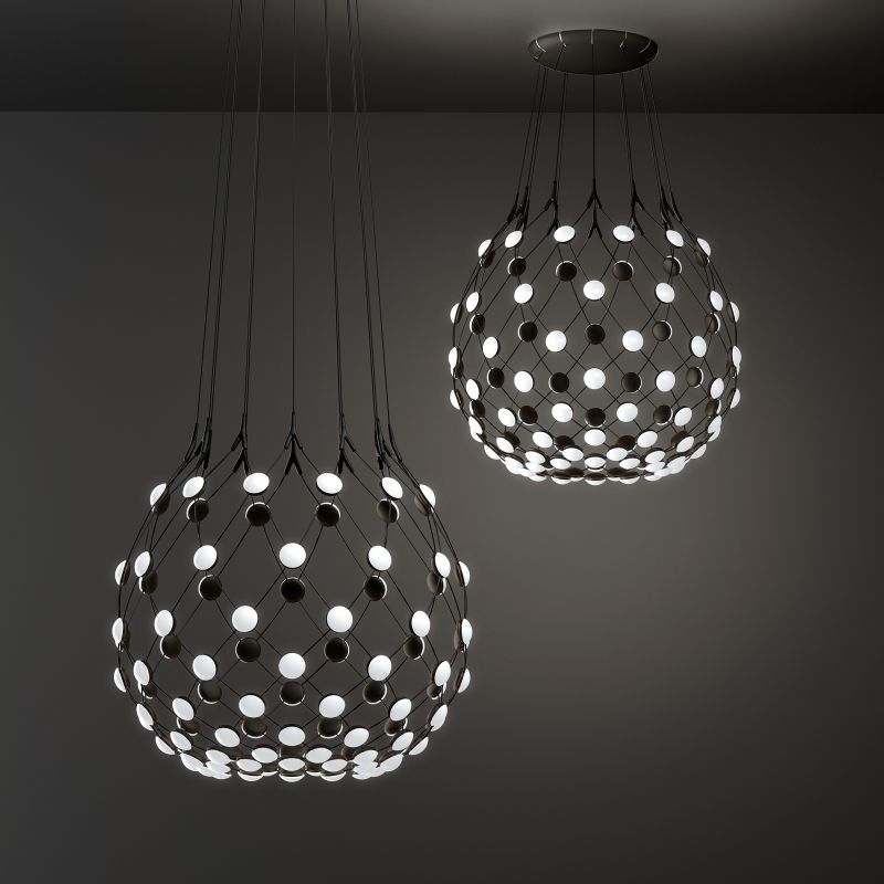 Luceplan Mesh Sospensione Diametro 80 cm