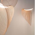 Luceplan ILLAN D 80 cm Sospensione LED in legno di Betulla