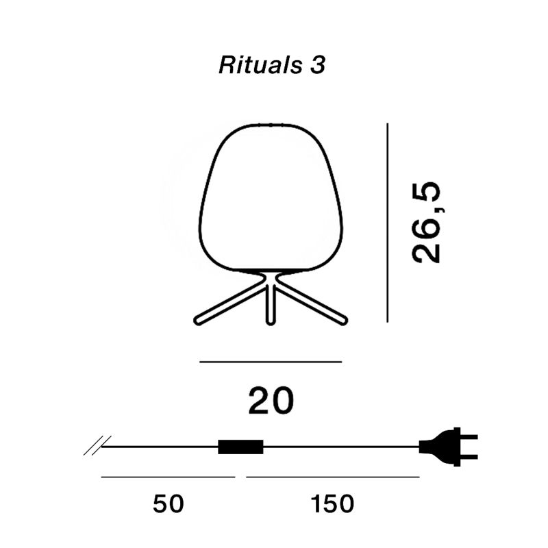 Foscarini Rituals 3 Tavolo