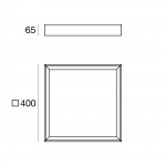 Linea Light Tara_Q 40 cm Plafoniera