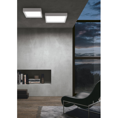 Linea Light Tara Q 40 Plafoniera-Applique Quadrata 40 cm LED