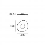 Linea Light Antigua_S 40 cm Plafoniera