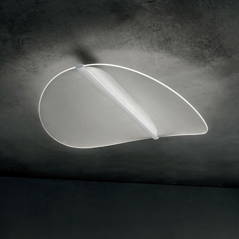 Stilnovo Diphy Plafoniera-applique LED 76 cm trasparente