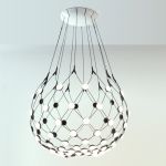Luceplan Mesh Sospensione Diametro 80 cm