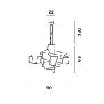Foscarini Big Bang Sospensione LED