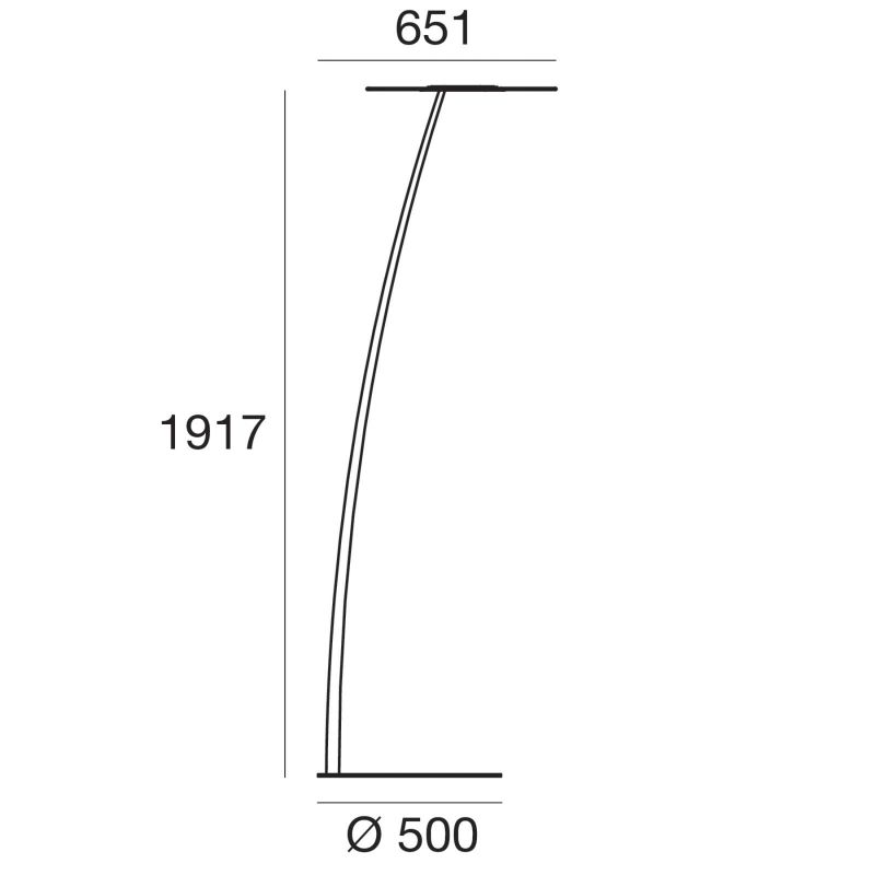 Linea Light Antigua FL Lampada da terra LED