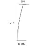 Linea Light Antigua FL Lampada da terra LED