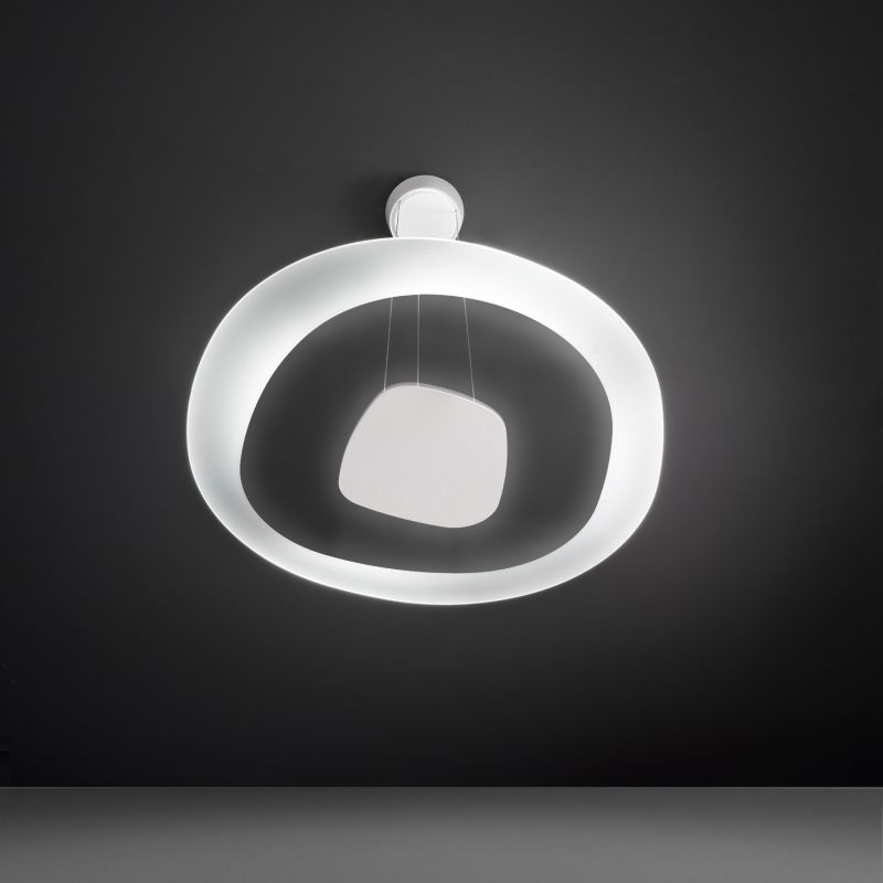 Linea Light Antigua P Lampada Sospensione LED 80 cm Vetro