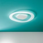 Linea Light Antigua S Plafoniera Applique LED 80 cm Vetro