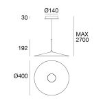 Linea Light Poe Plus Lampada Sospensione