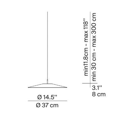 Luceplan Koinè Sospensione D 37 cm