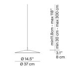 Luceplan Koinè Sospensione D 37 cm Luceplan Koinè Sospensione D 37 cm