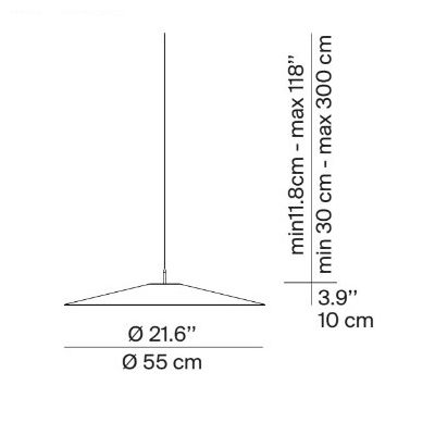 Luceplan Koinè Sospensione D 55 cm