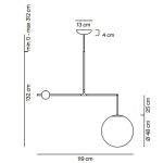 Luceplan Malamata lampada sospensione grande