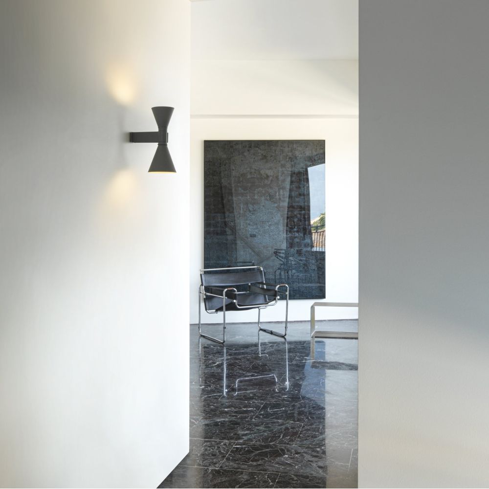 Nemo Lampe De Marseille Grigio | Lampada Design Con Base Rotonda | Altezza 72 Cm Diametro 50 Cm