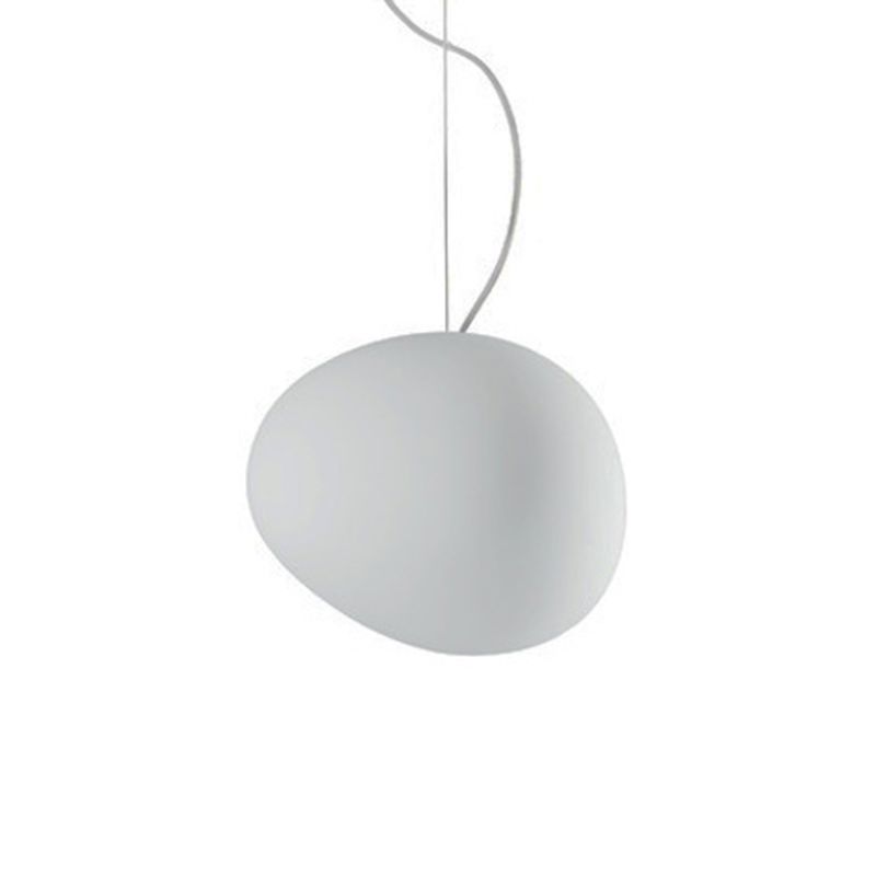 Foscarini Gregg Media Sospensione Bianco