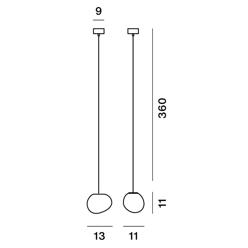 Foscarini Gregg Piccola Sospensione Bianco