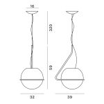 Foscarini Tonda Sospensione Grande