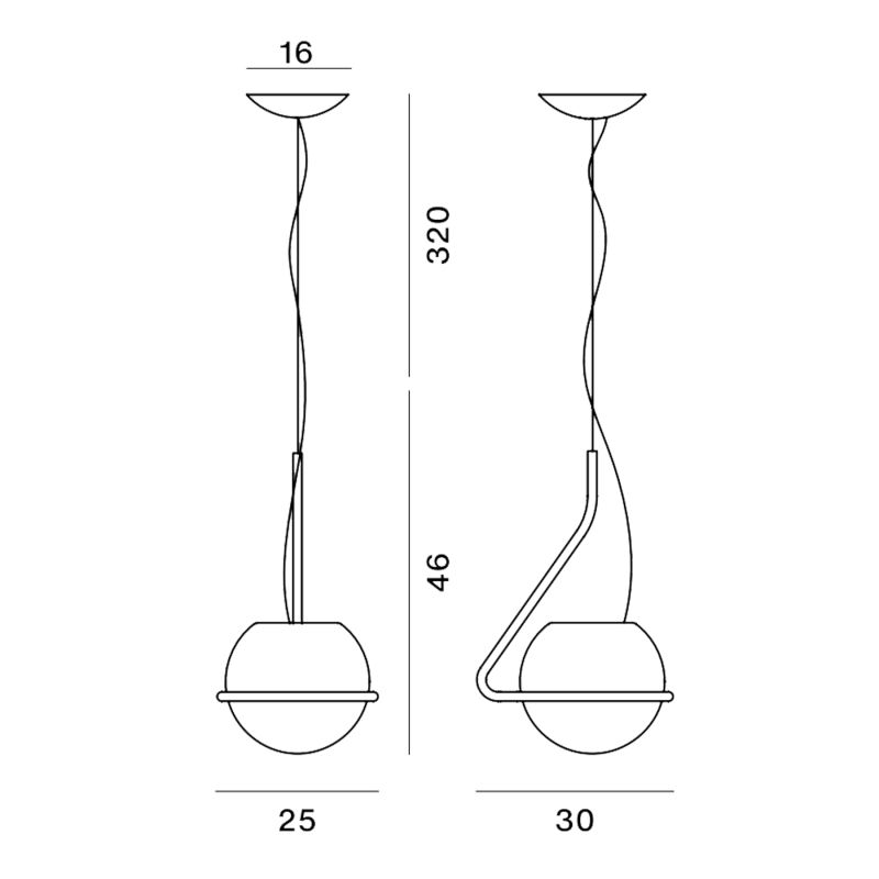 Foscarini Tonda Sospensione Piccola