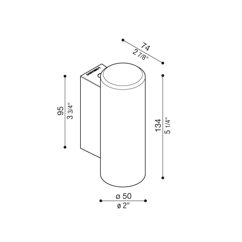 Ago Applique mono emissione
