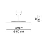 Luceplan Millimetro Soffitto 50-85 cm Luceplan Millimetro Soffitto 50-85 cm