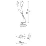 Slamp Tulip Battery Table Slamp Tulip Battery Table