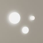 LEDS C4 Spark plafoniera LED Vetro 24 cm