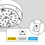 LEDS C4 Spark plafoniera LED Vetro 24 cm