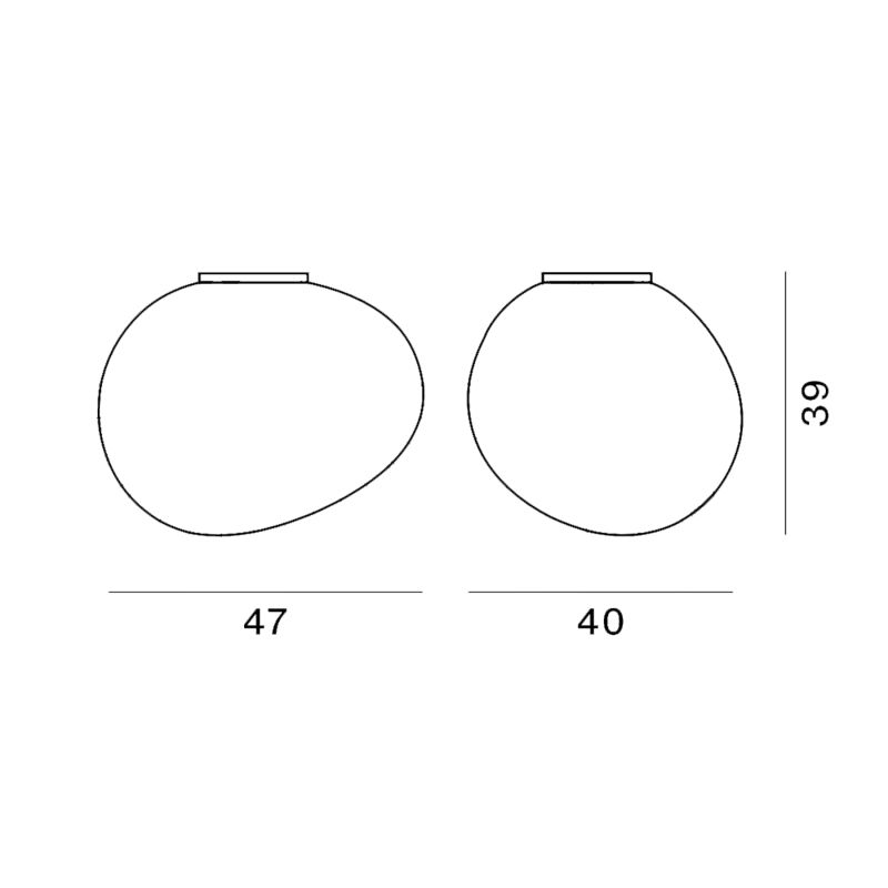 Foscarini Gregg Grande Soffitto 47 cm