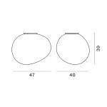 Foscarini Gregg Grande Soffitto 47 cm