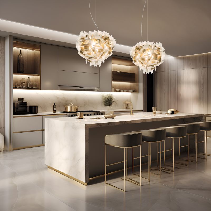 SLAMP VELI AUREA Sospensione 42 cm