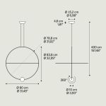 LODES Elara Sospensione Large 80 cm LODES Elara Sospensione Large 80 cm