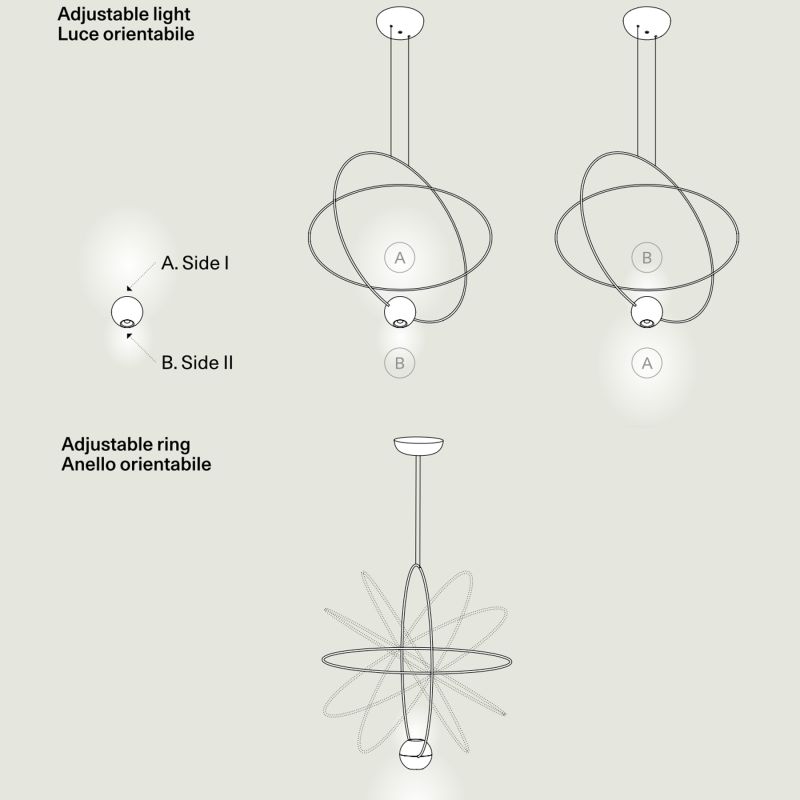 LODES Elara Sospensione Medium 60 cm