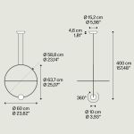 LODES Elara Sospensione Medium 60 cm