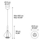 LODES Sky Fall medium Sospensione