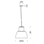 Nemo Lorosae Sospensione Grande 40 cm