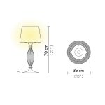 Slamp Liza Table Lampada da Tavolo LED