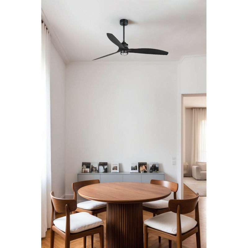 JUST FAN M LED Ventilatore nero opaco