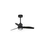 JUST FAN S LED Ventilatore nero opaco