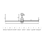MANHATTAN XXL LED Ventilatore nichel opaco
