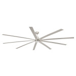 MANHATTAN XXL LED Ventilatore nichel opaco