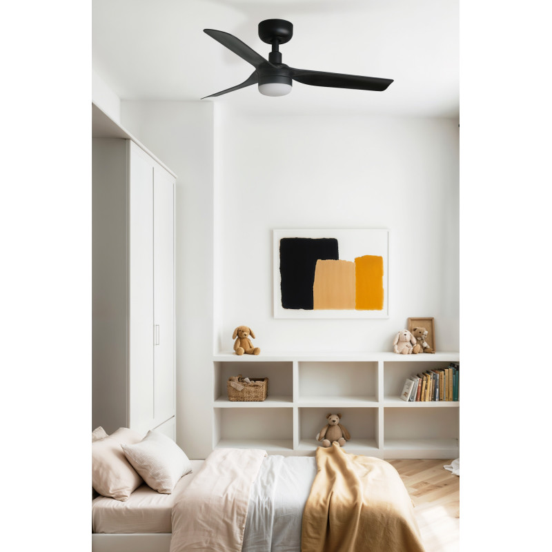 MINI PUNT S LED Ventilatore nero opaco
