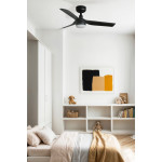 MINI PUNT S LED Ventilatore nero opaco