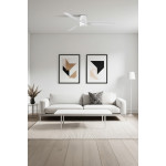 PUNT TUB M LED Ventilatore bianco