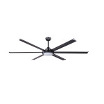 ROTTERDAM 20 XL LED Ventilatore de soffitto nero