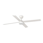 RUDDER L 4 LED Ventilatore bianco/frassino