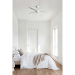 RUDDER L LED Ventilatore bianco/frassino TUYA